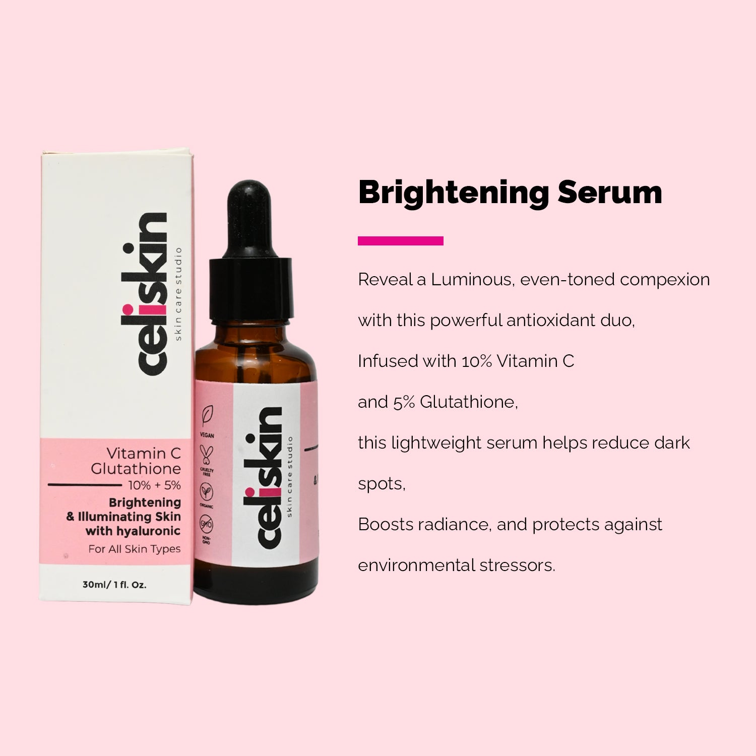Brightening & Illuminating Skin with Hyaluronic - Serum